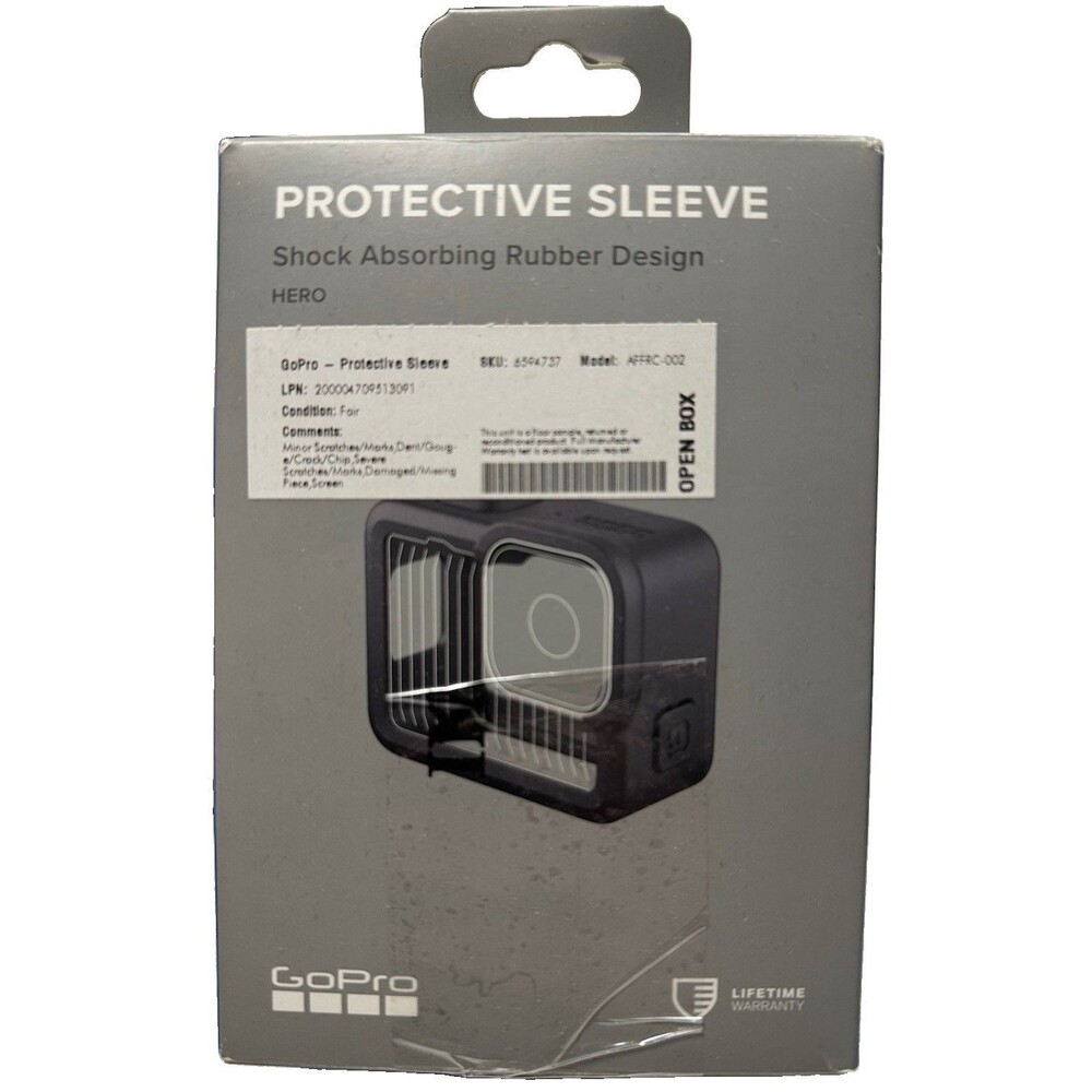 GoPro Hero Protective Sleeve Shock Absorbing Rubber Sleeve Black